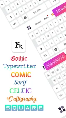 Fonts Keyboard android App screenshot 5